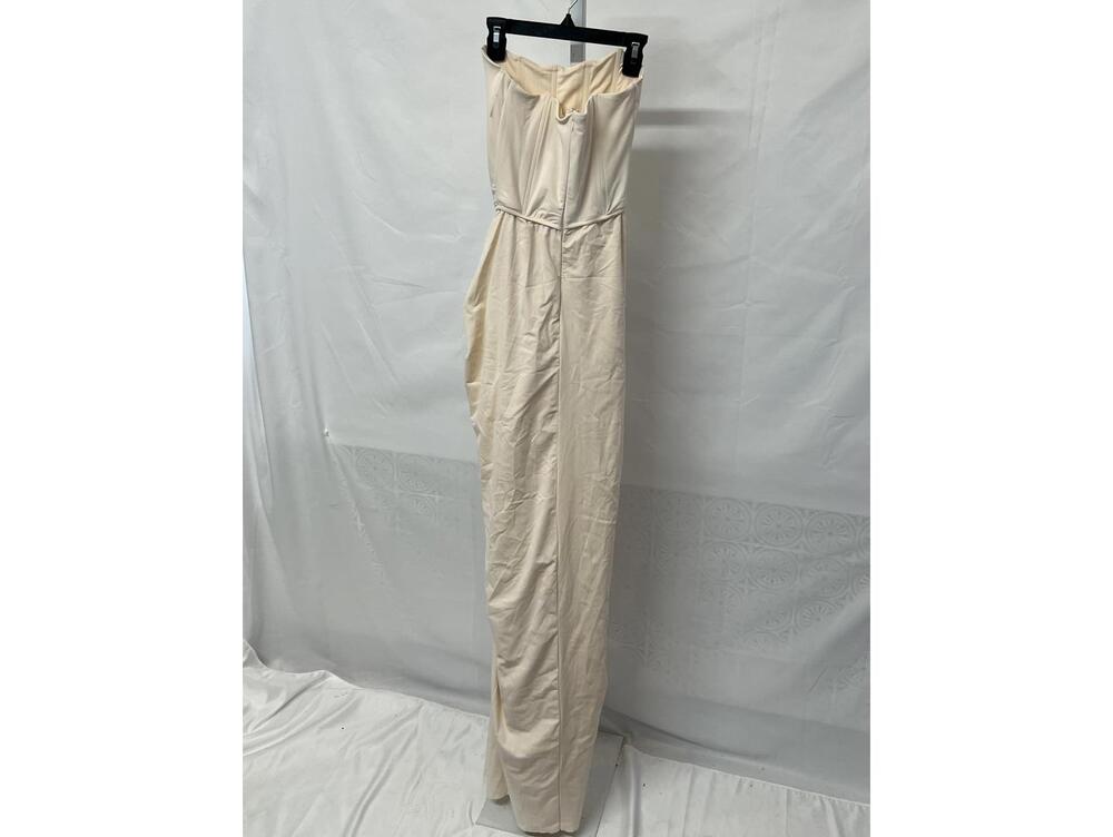 Deme by Gabriella Pearl Gown in Off White - Picture 4 of 9
